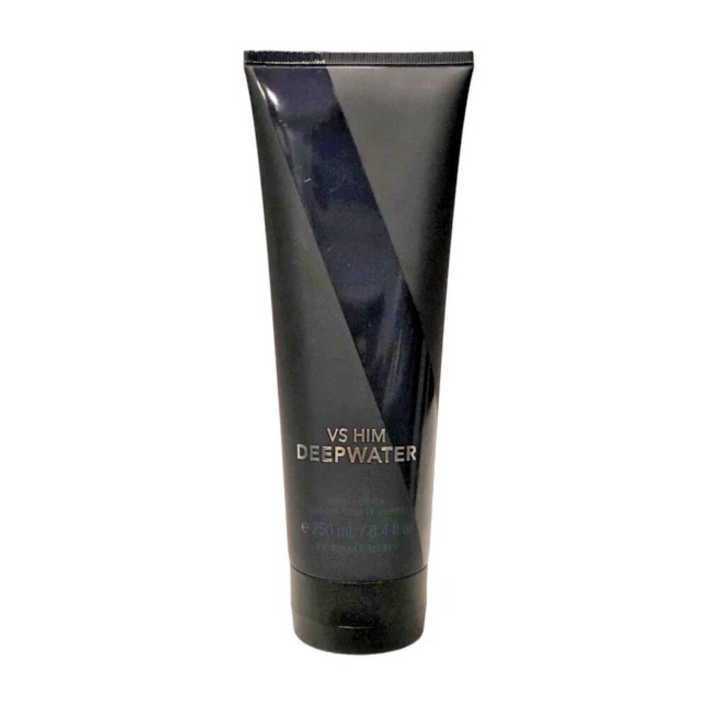 VICTORIA’S SECRET VS HIM DEEPWATER MENS FRAGRANCE BODY LOTION CREAM 8.4 oz New